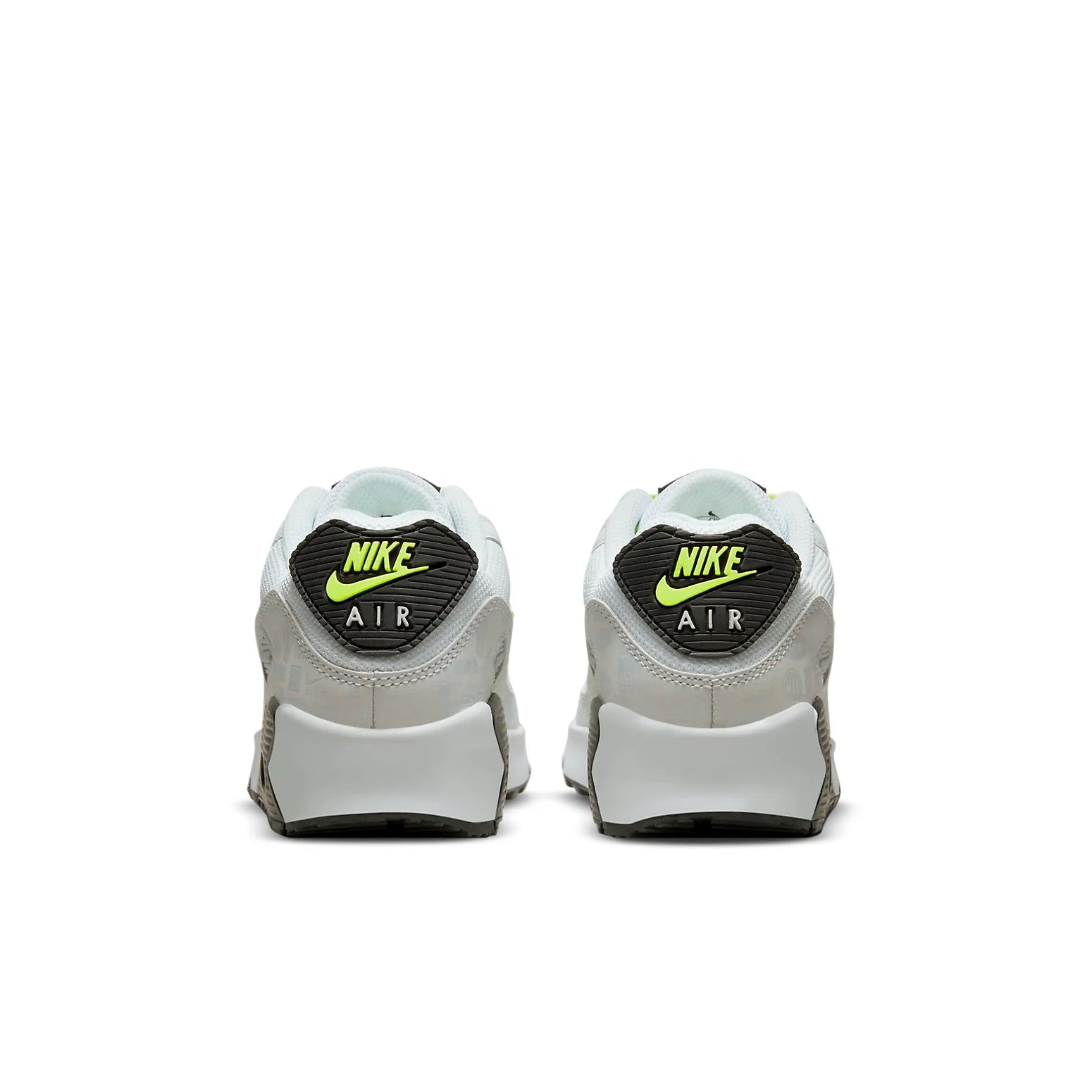 (GS) Nike Air Max 90 Leather 'White Volt' CD6864-112