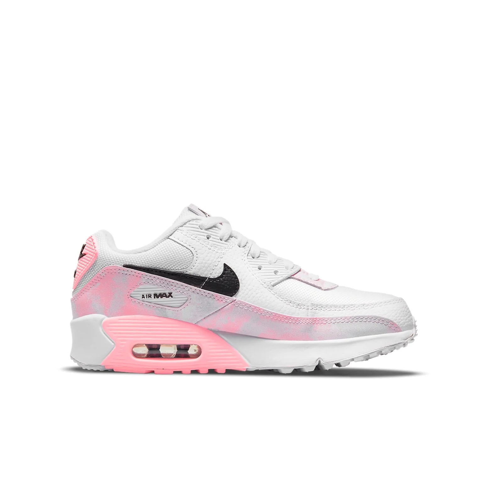 (GS) Nike Air Max 90 'White Pink Tie-Dye' DM3110-100