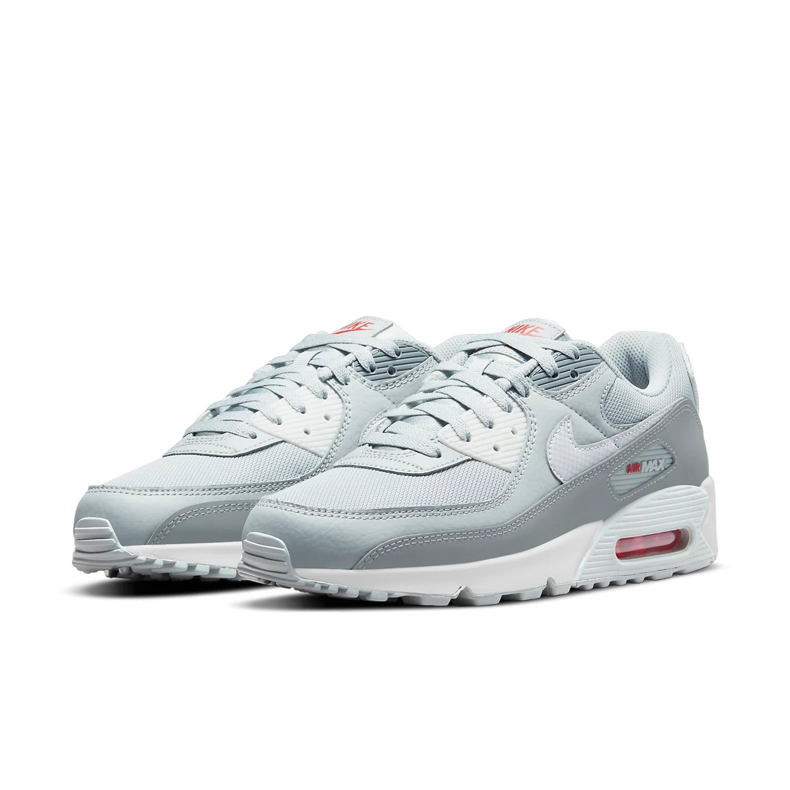 Nike Air Max 90 'Light Smoke Grey Red' DM9102-001