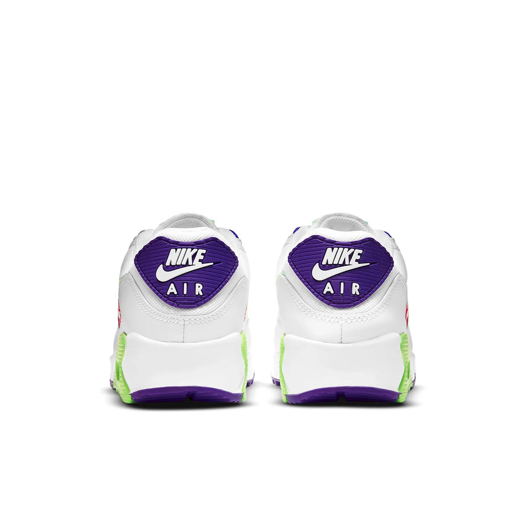 (WMNS) Nike Air Max 90 'White Indigo Burst Volt' DH0250-100