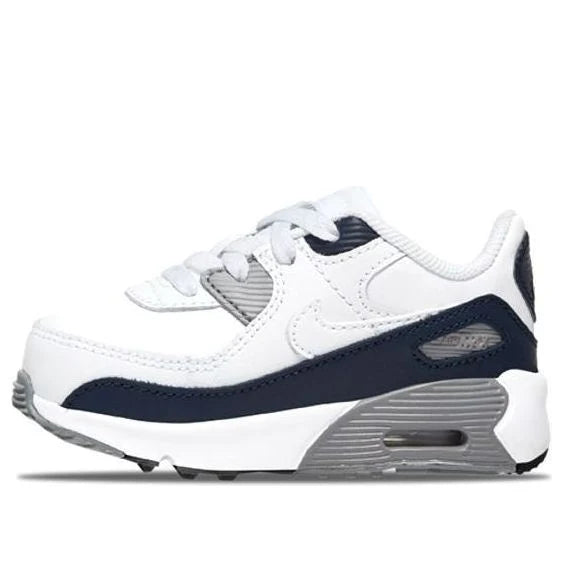 (TD) Nike Air Max 90 Running Shoes White/Blue/Grey CD6868-103