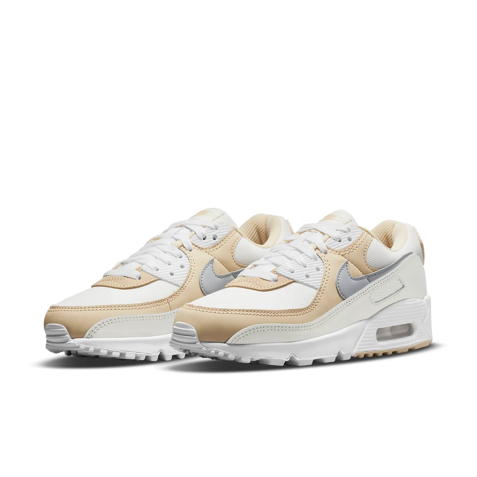 (WMNS) Nike Air Max 90 Low-Top Brown/Yellow DH5719-100