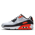 (GS) Nike Air Max 90 Leather 'Football Grey Bright Crimson' CD6864-012