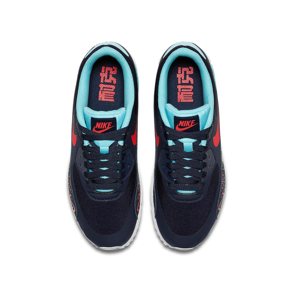 (WMNS) Nike Air Max 90 Ultra 2.0 'Black Red Blue' AO2097-400