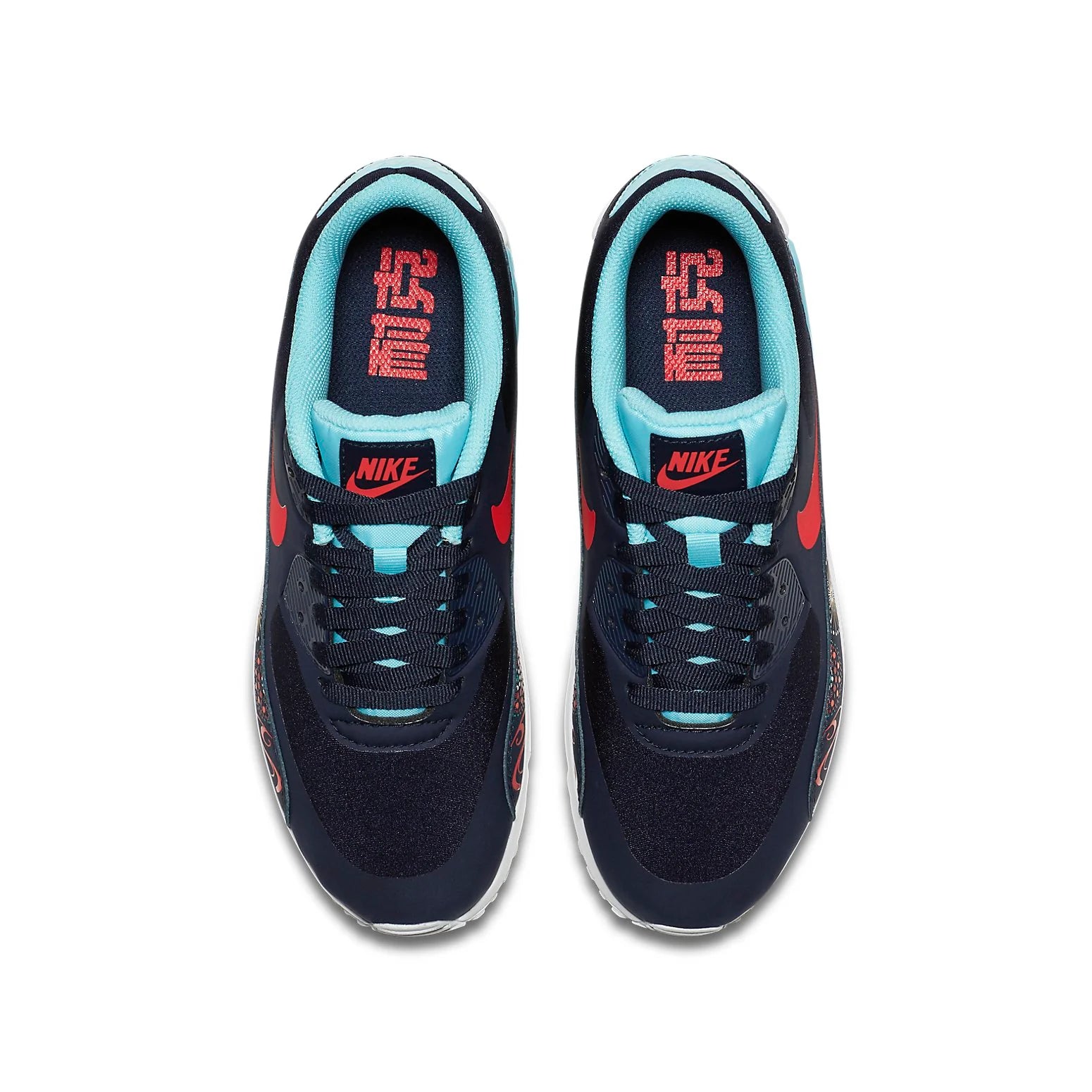 (WMNS) Nike Air Max 90 Ultra 2.0 'Black Red Blue' AO2097-400