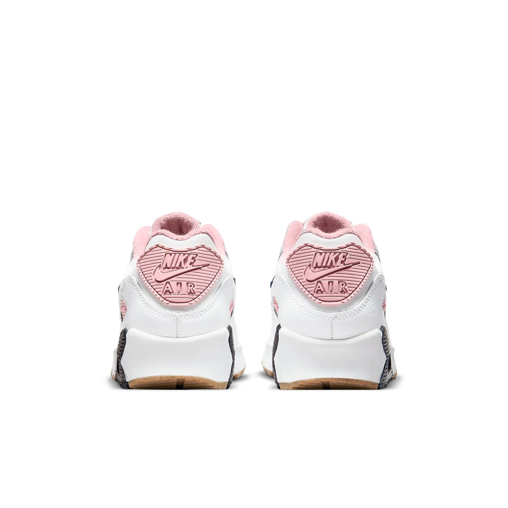 (GS) Nike Air Max 90 Leather SE 'White Pink Glaze' DB0472-100