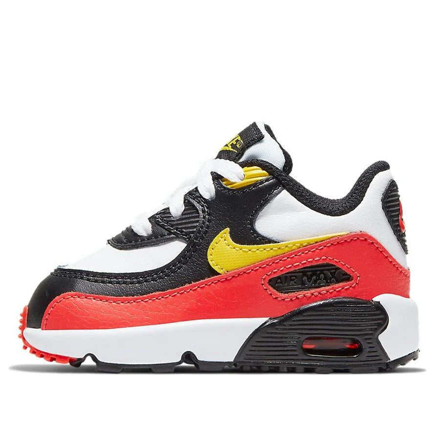 (TD) Nike Air Max 90 Leather 'Chrome Yellow Black Crimson' 833416-120